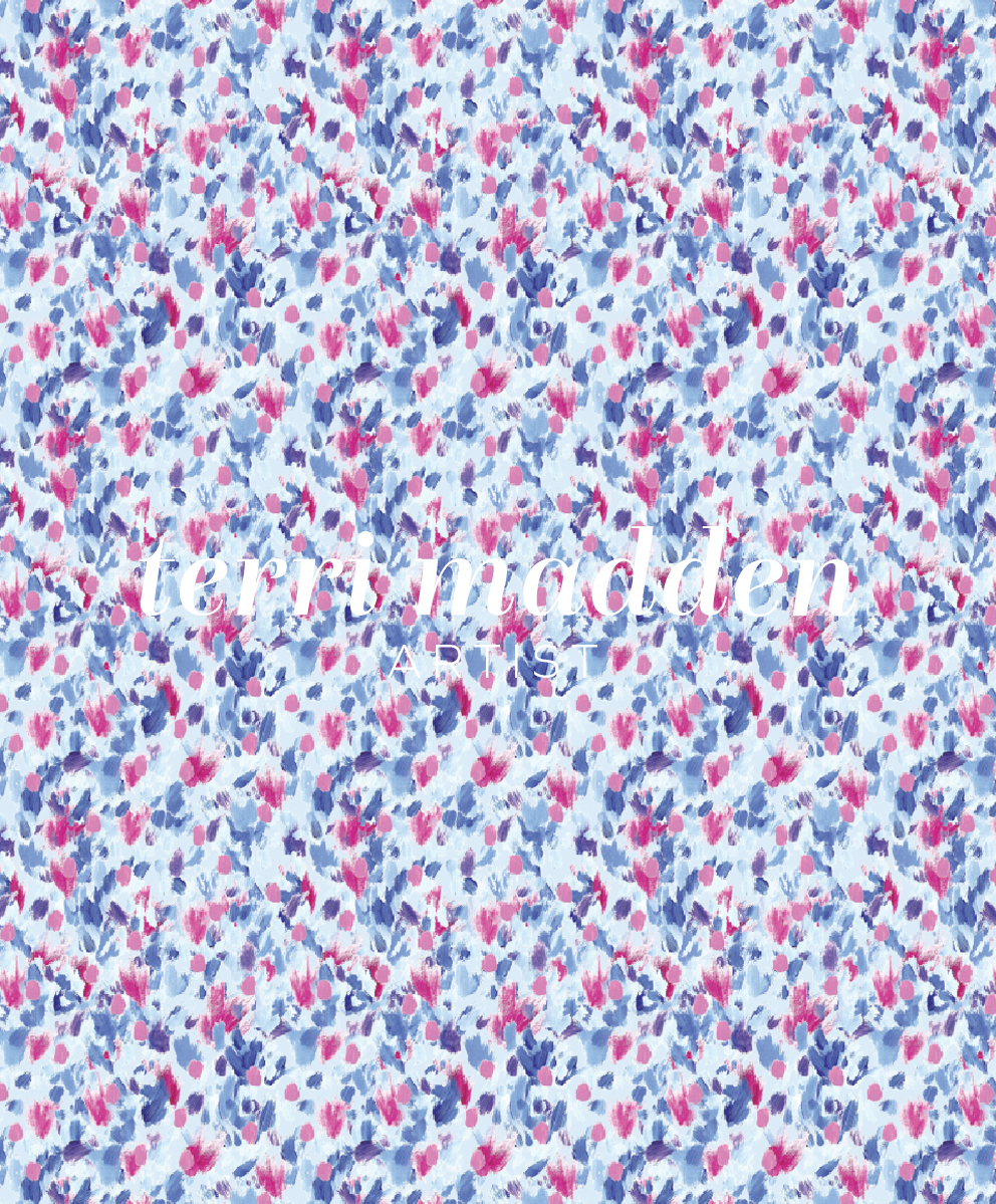 Wildflowers Abstract Pattern